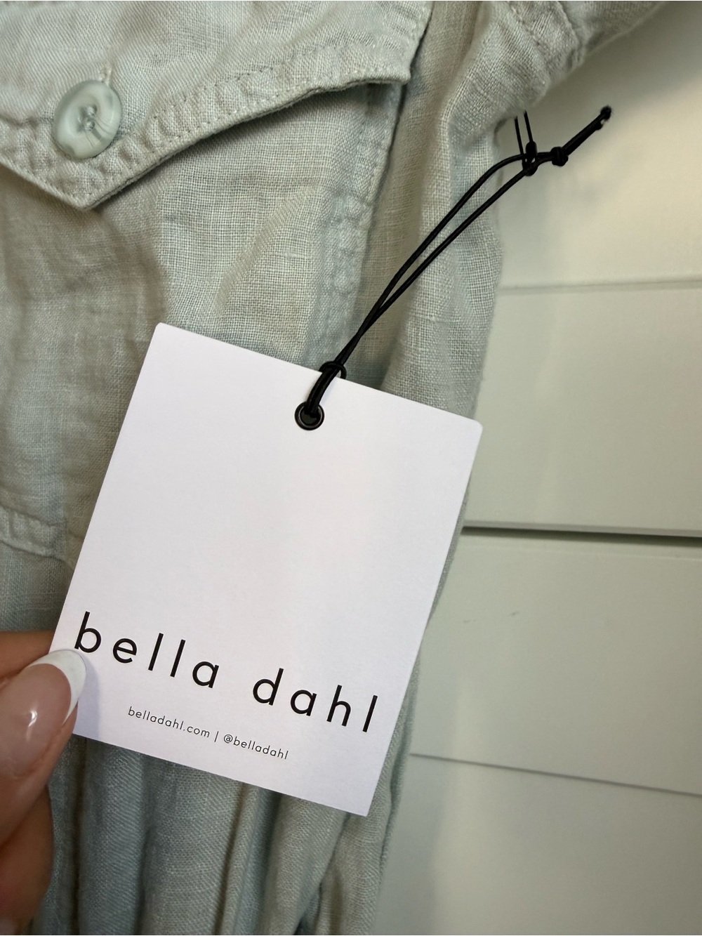 NWT Bella Dahl Linen Seamed Utility Jumpsuit | S - Picture 4 of 12